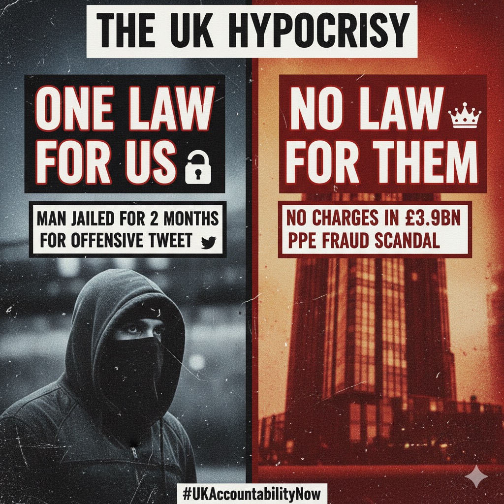 UK Hypocrisy - One Law For Us